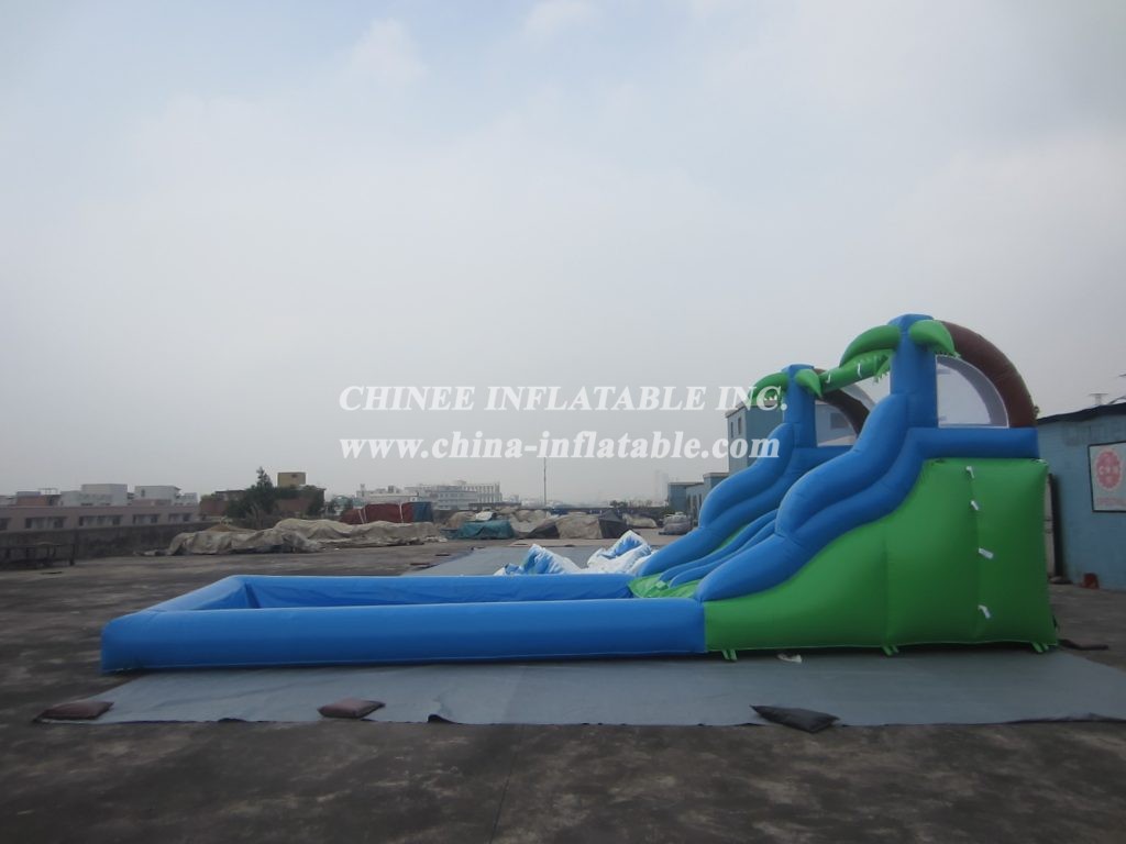 T8-572 Jungle Themed Water Slide Giant Inflatable Water Slide