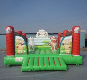 T2-3269 Gonfiabili Trampolino Happy Farm