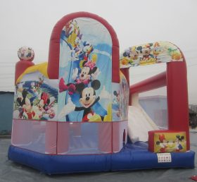 T2-563 Disney Mickey & Minnie Gonfiabili Slide Castle