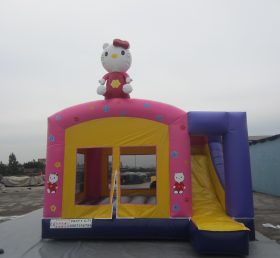 T5-105 Hello Kitty Gonfiabili Castello Scivolo combinato