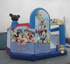 T2-528 Disney Mickey & Minnie Gonfiabili Slide Castle