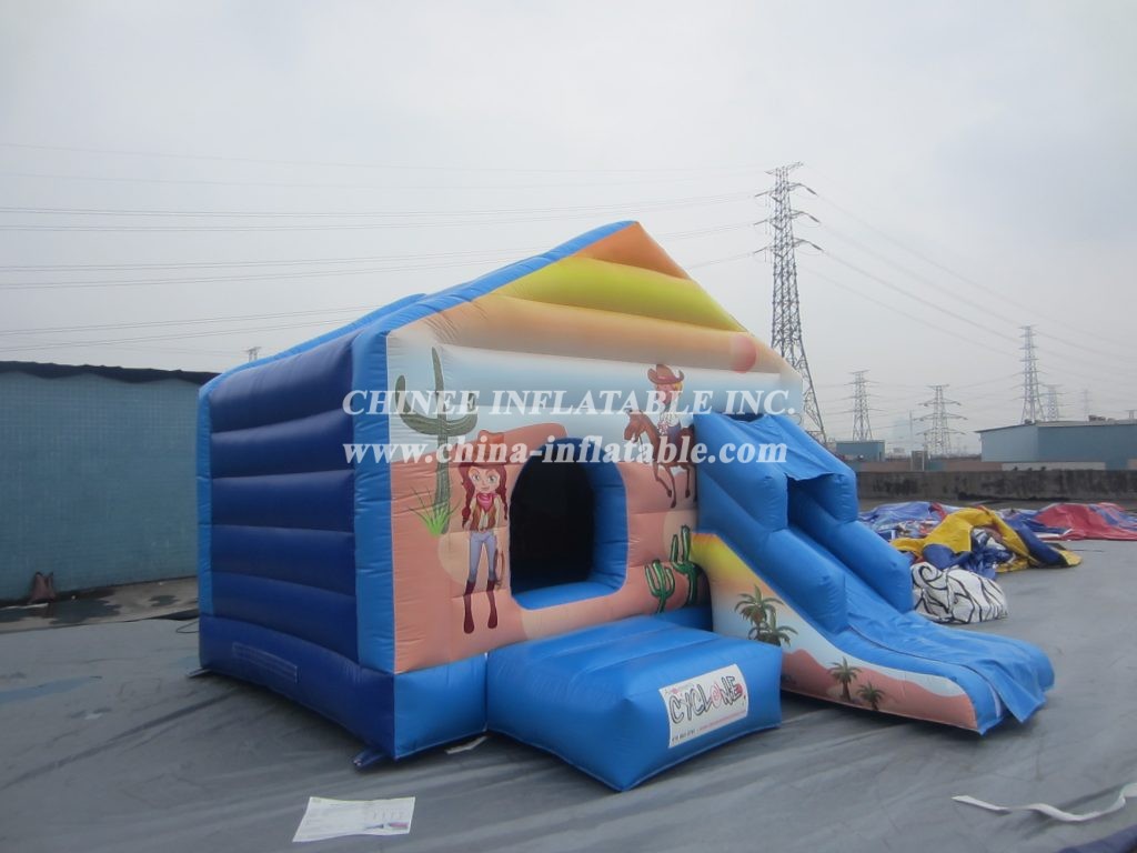 T2-629 Western Cowboys Inflatable Bouncer