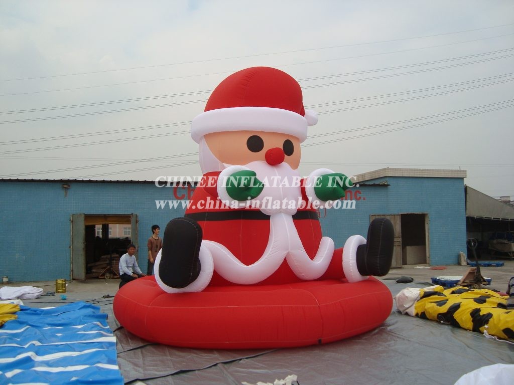 C1-129 Christmas Outdoor Santa Claus Inflatable Decoration