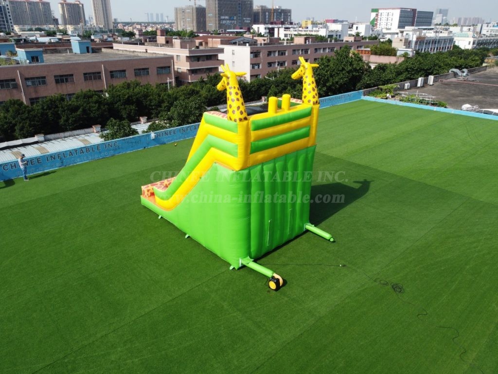 T8-562 Giraffe Theme Inflatable Slide