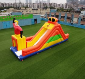 T8-1075 Parco giochi per bambini Scivolo gonfiabile Superman