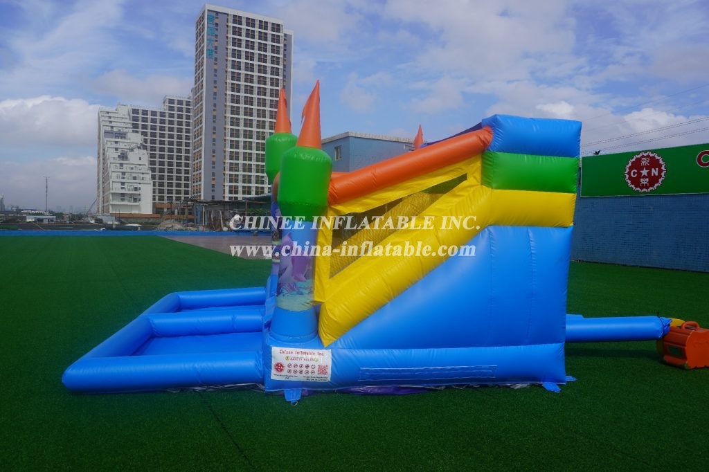 T2-3037 Three-In-One Inflatable Castle