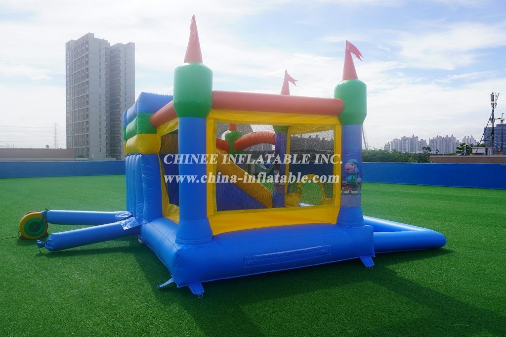 T2-3037 Three-In-One Inflatable Castle