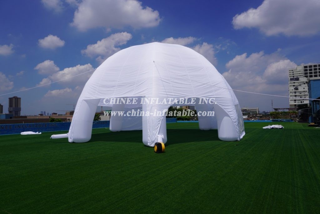 Tent1-403 Customized Commercial Lawn Marquee White Inflatable Spider Tent