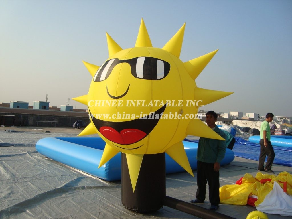 Cartoon1-682 Sun Inflatable Cartoons