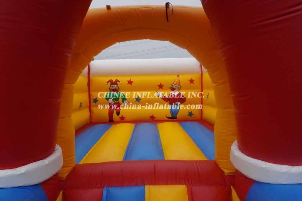 T2-379 Clown Theme Outdoor Bouncy Castle For Kids Party Event