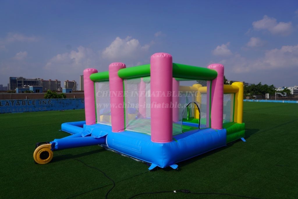 T2-2636 3-In-1 Inflatable Combos Party Bouncer With Slide &Amp; Pool