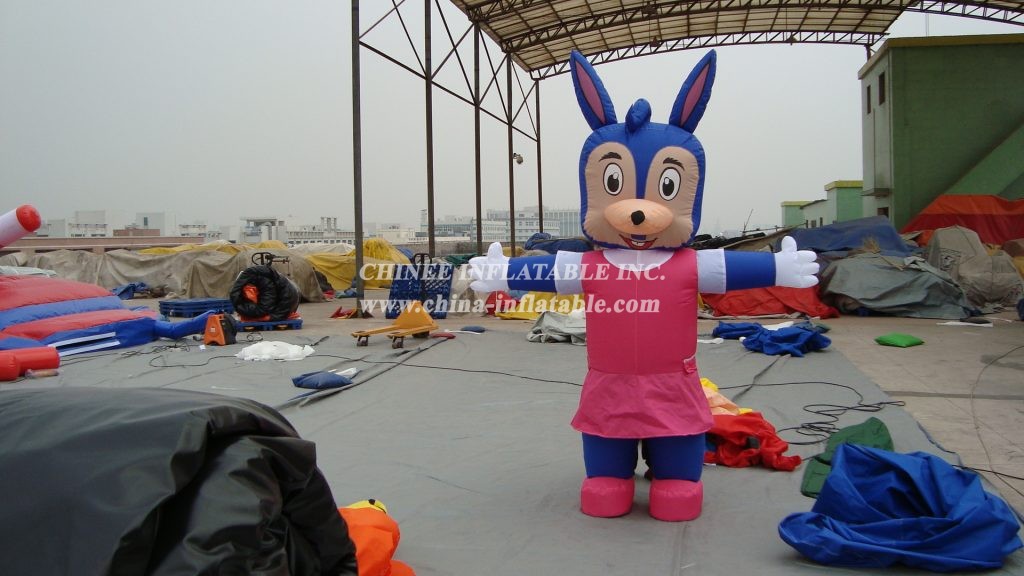 M1-281 Rabbit Inflatable Moving Cartoon