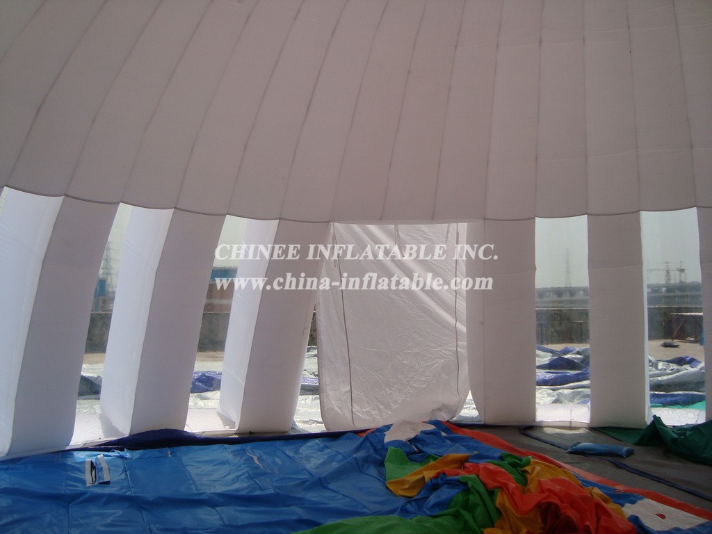 Tent1-410 Giant White Inflatable Tent