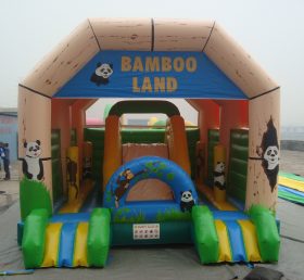 T2-2237 Trampolino gonfiabile bambù