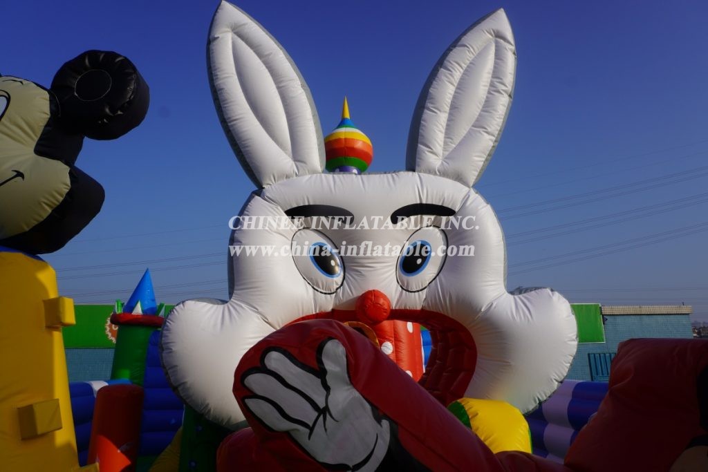 T6-410 Disney Themed Inflatable Castle Party Bounce House