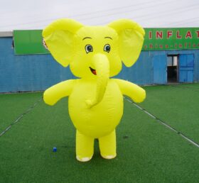M1-22 Cartoon mobile gonfiabile elefante giallo