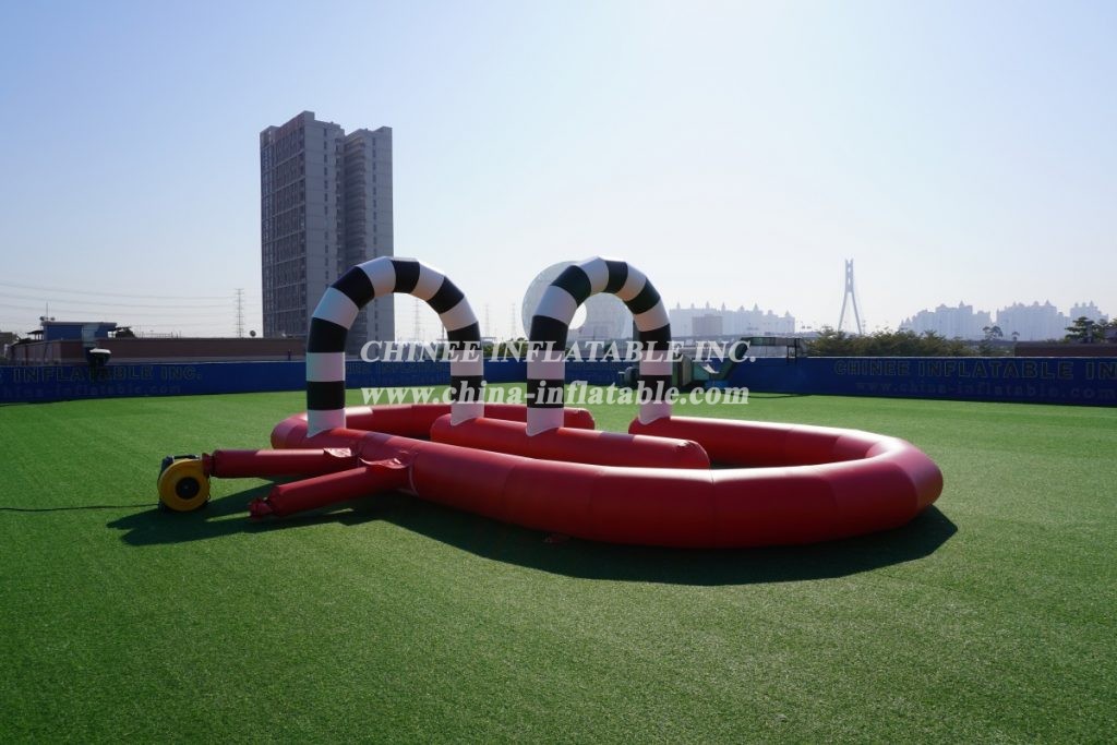 T11-636 Inflatable Racing Track Inflatable Go Kart Race Track