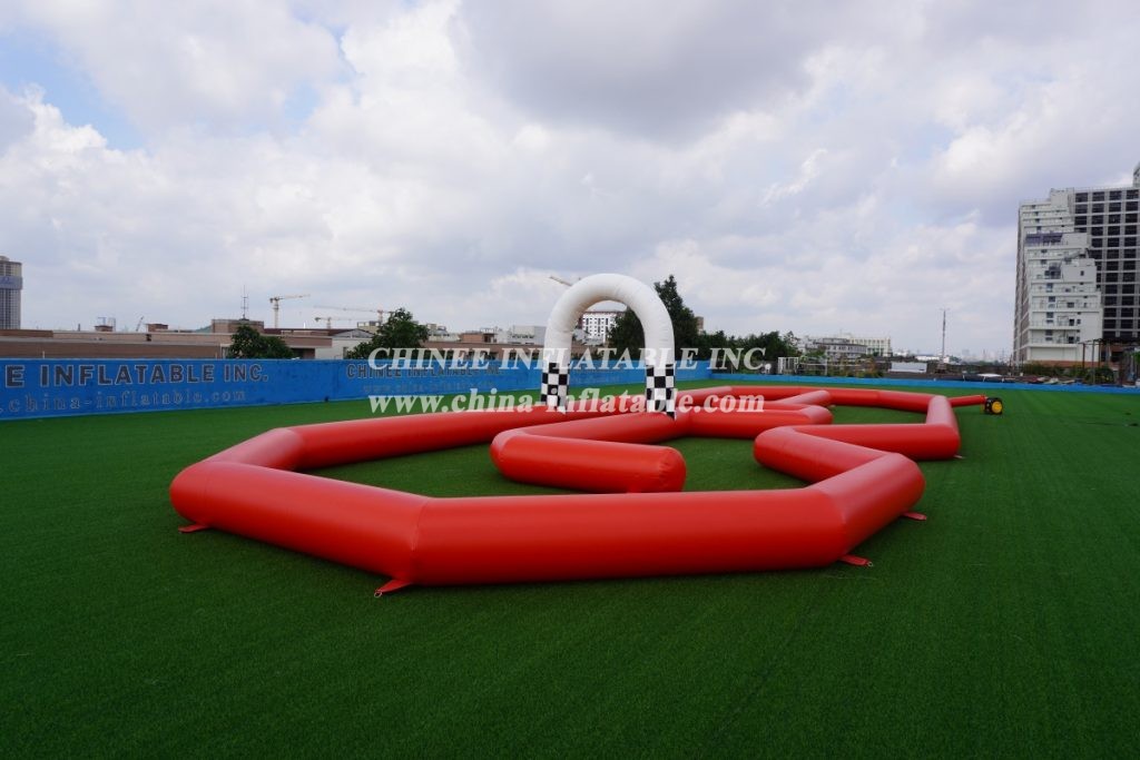 T11-519 Inflatable Race Track Challenge Sport Game