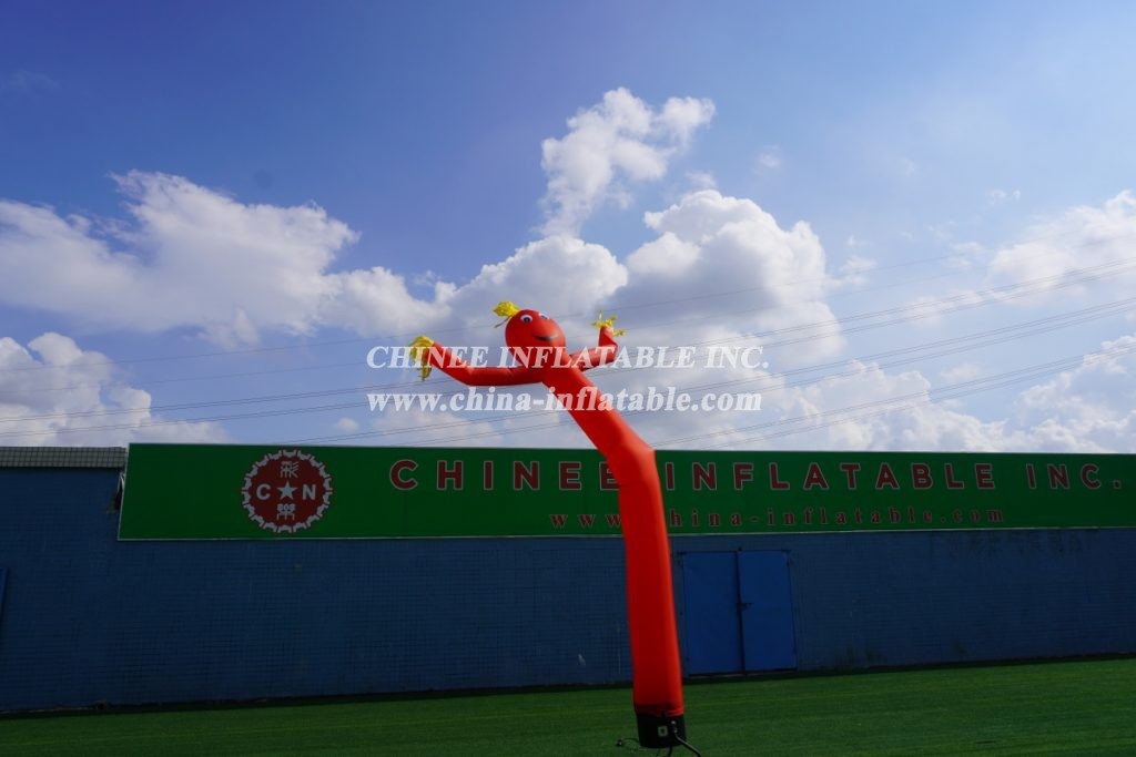 D2-62 Air Dancer Inflatable Red Tube Man For Advertising