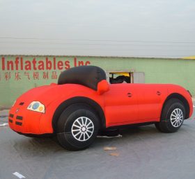 S4-170 Annunci pubblicitari di auto rosse gonfiabili