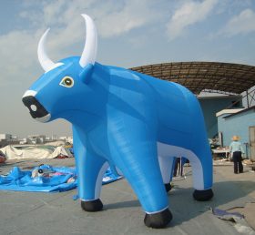 Cartoon1-711 Cartoon gonfiabile Blue Bull