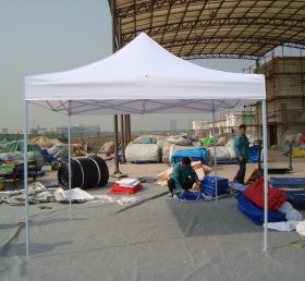 F1-16 Tenda commerciale pieghevole a baldacchino bianco