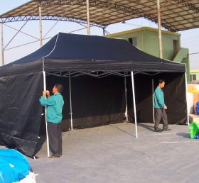 F1-40 Gazebo pieghevole nero commerciale