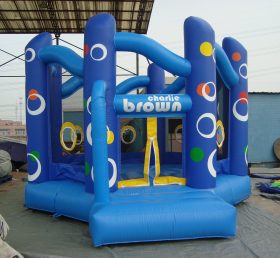 T2-1377 Trampolino gonfiabile blu