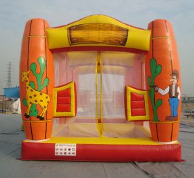 T2-435 Trampolino gonfiabile western cowboy