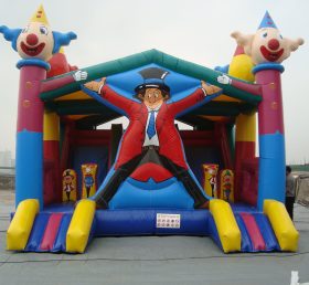 T2-761 Gonfiabili Happy Clown parco divertimenti trampolino parco giochi