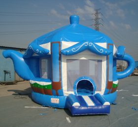 T2-1438 Trampolino gonfiabile blu