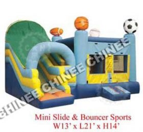 T5-137 Scivolo combinato trampolino castello gonfiabile stile sportivo