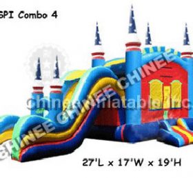 T5-183 Scivolo combinato gonfiabile Jumper Castle elasticizzato