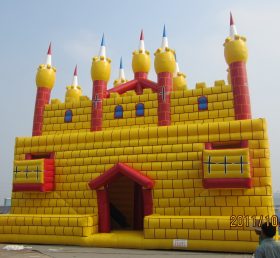 T6-323 Castello gonfiabile gigante bambini all'aperto