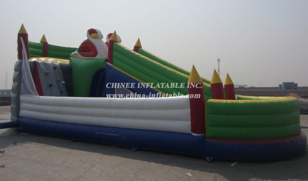 T7-419 Inflatable Castle Obstacles Courses