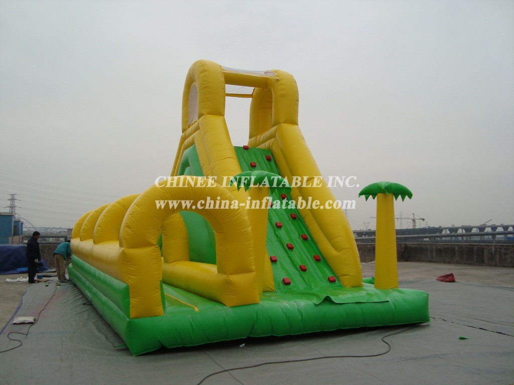 T8-243 Giant Jungle Theme Inflatble Slide