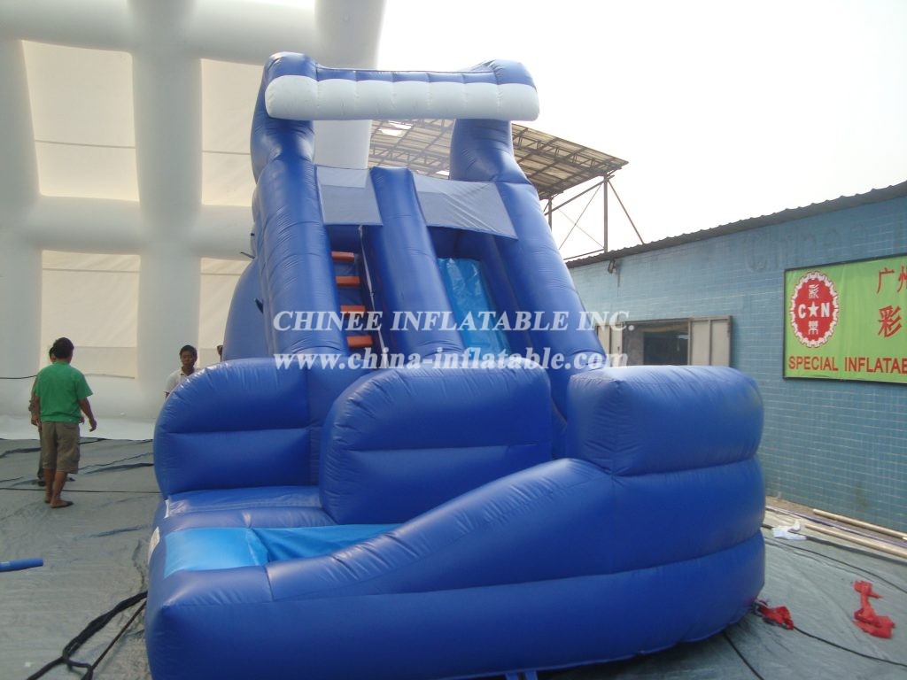 T8-543 Blue Giant Inflatable Slide