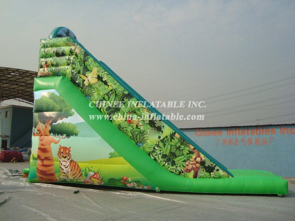 T8-697 Inflatable Slides Jungle Theme Giant Slide