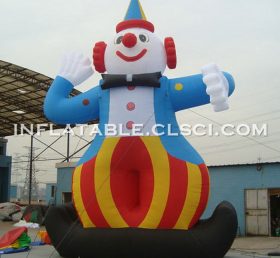 Cartoon1-700 Felice clown gonfiabile cartone animato