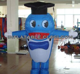 M1-241 Cartoon mobile gonfiabile blu