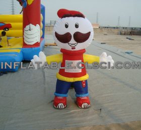 M1-37 Cartoon mobile gonfiabile uomo carino