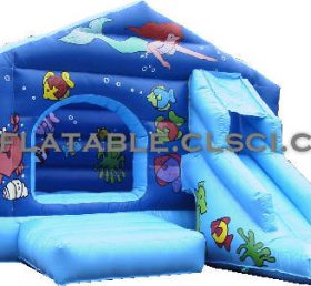 T2-2253 Trampolino gonfiabile Sirena Disney