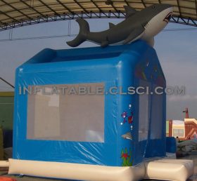 T2-2444 Trampolino gonfiabile squalo