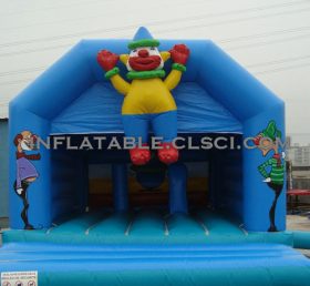 T2-2516 Clown Gonfiabili Trampolino