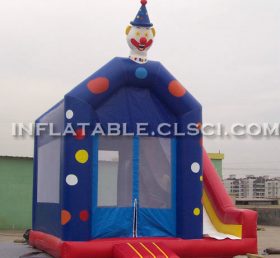 T2-2949 Happy Clown Gonfiabili Trampolino