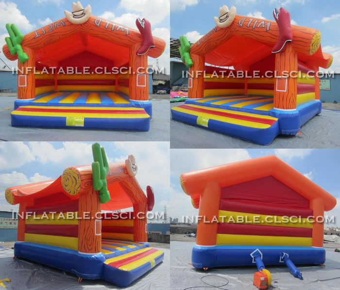 T2-3200 Western Cowboys Inflatable Jumpers