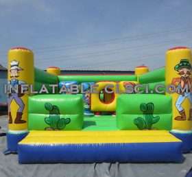 T2-366 Trampolino gonfiabile western cowboy