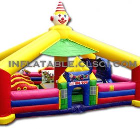 T2-496 Clown Gonfiabili Trampolino