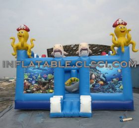 T2-750 Trampolino gonfiabile polpo