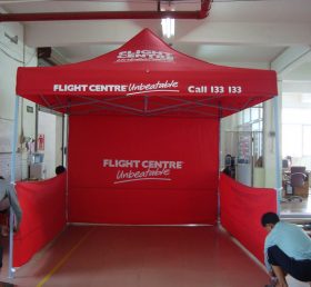 F1-17 Tenda commerciale pieghevole a baldacchino rosso
